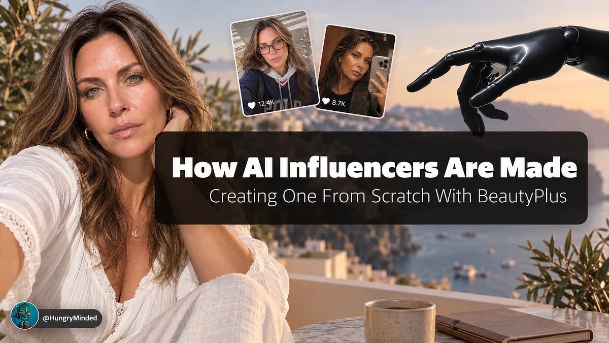 How to Create an AI Influencer With BeautyPlus
