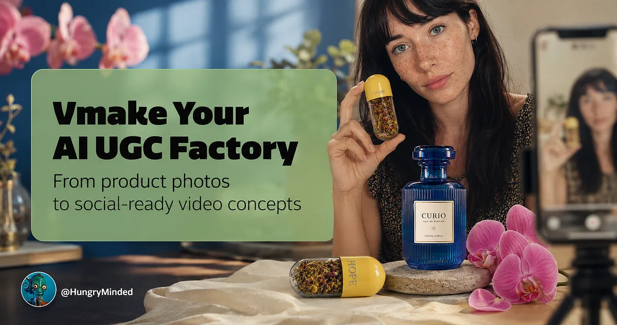 I Turned Fictional Products Into UGC Ads With Vmake Labs