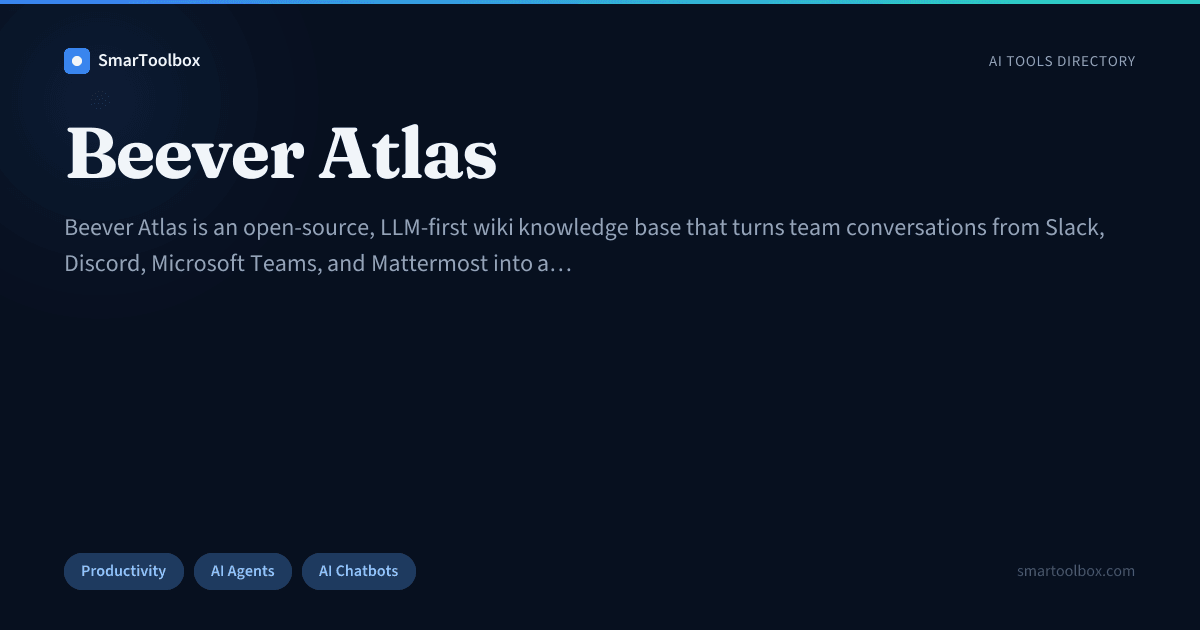 Beever Atlas Review: Features, Use Cases & Alternatives | SmarToolbox