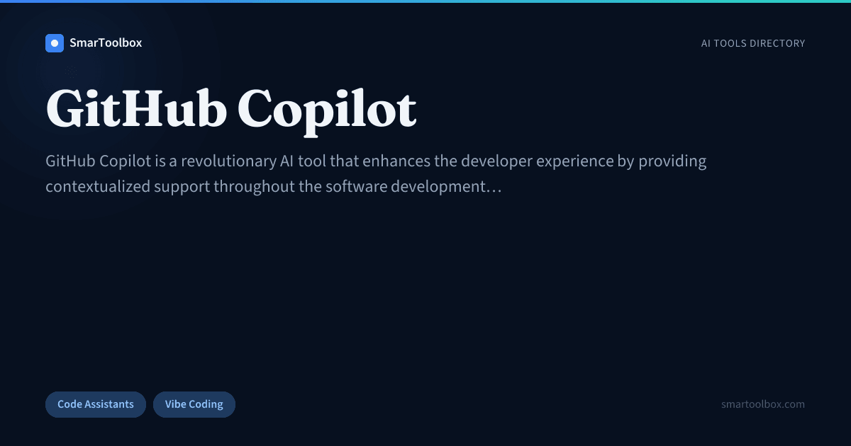 GitHub Copilot Review: Features, Use Cases & Alternatives | SmarToolbox