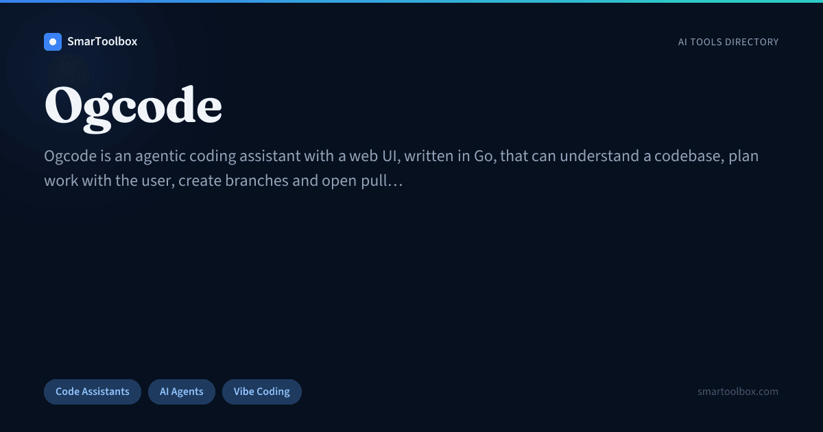 Ogcode Review & Alternatives | SmarToolbox