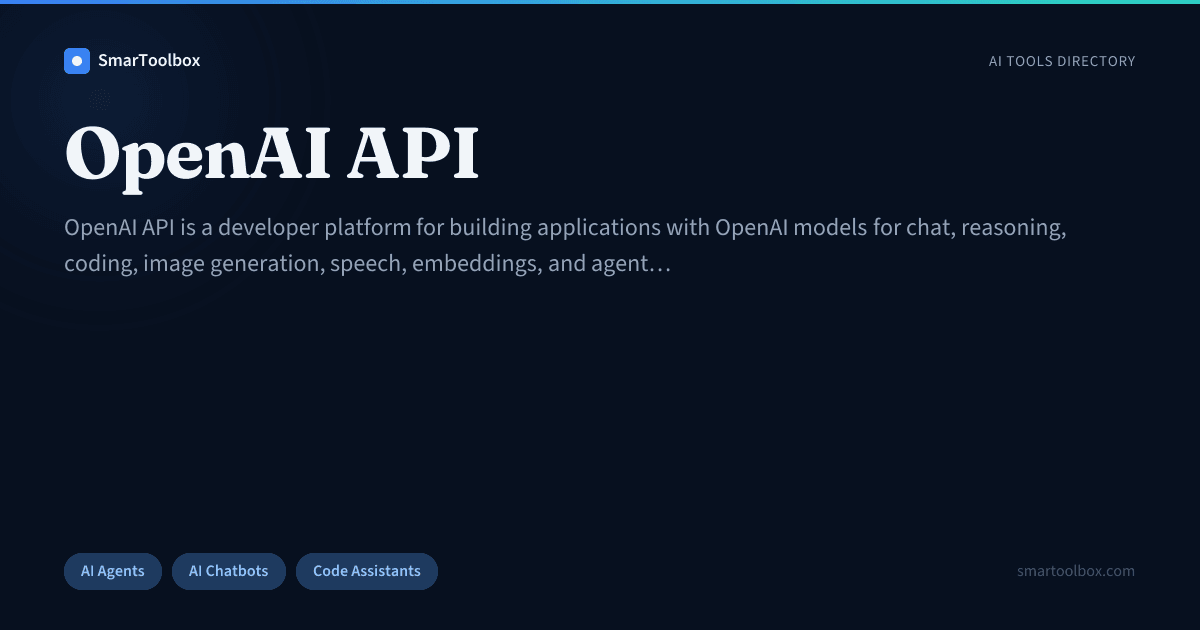OpenAI API Review & Alternatives | SmarToolbox